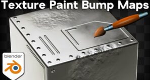 How to Texture Paint Bump Maps in Blender (Tutorial)