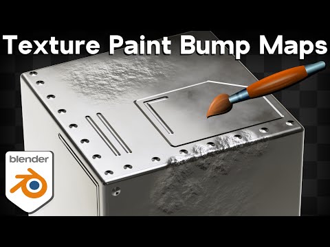 How to Texture Paint Bump Maps in Blender (Tutorial)