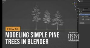 How to model a tree in Blender (Pine Tree Model)