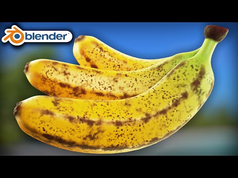 Procedural Banana Material 🍌 (Blender Tutorial)