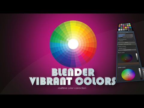 blender realtime viewport color correction addon