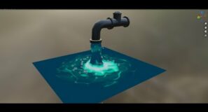 recreating a unity water shader in blender