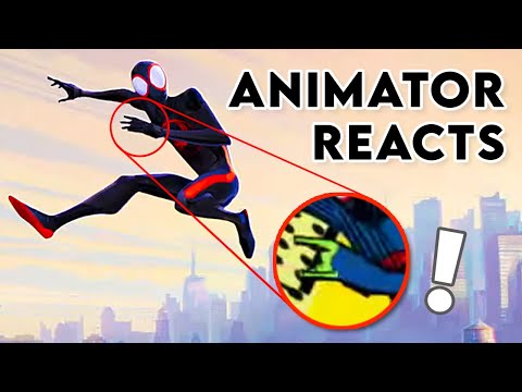 Animation Reaction to the SPIDERVERSE TRAILER
