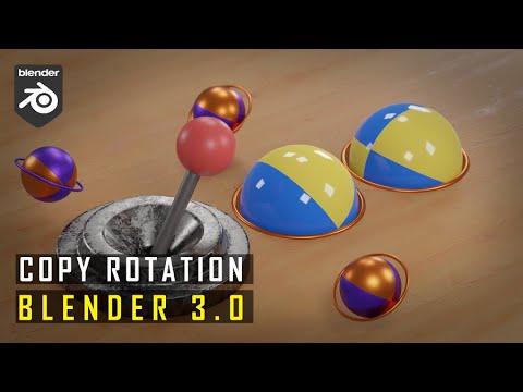 Tutorial: Use Copy Rotation Constraint In Blender