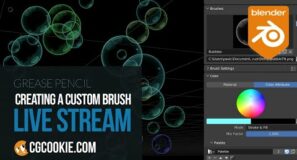 Create Custom brushes for Grease Pencil in Blender