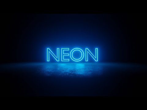 Drivers and neon lights in blender download project file