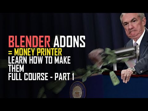 How to make blender addons part 1   a new way to generate passive income for you
