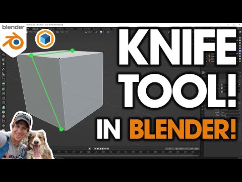 How to Use the KNIFE Tool in Blender!