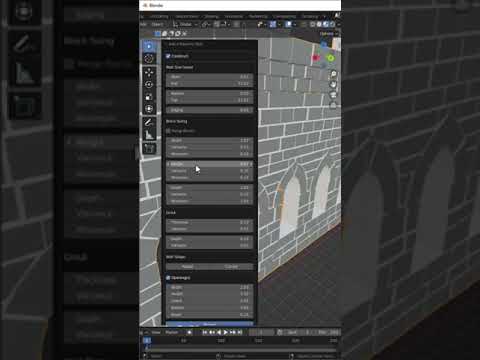 FREE Stone Wall Generator for Blender – Wall Factory!