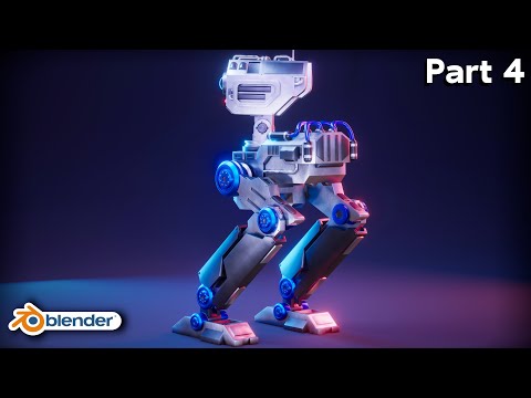 Sci-Fi Mech Robot – Part 4 (Blender Tutorial)