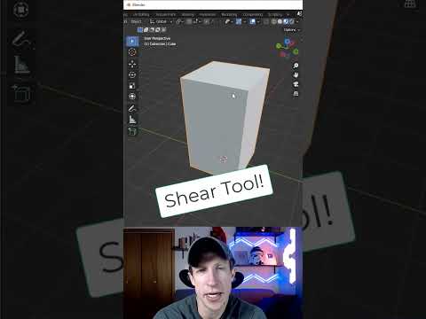 Using the SHEAR TOOL for Perfect Corners in Blender!