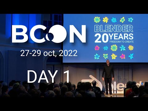 Blender Conference 2022 – Day 1 Recap