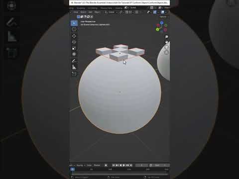 WRAP OBJECTS on Other Objects in Blender with Conform Object!