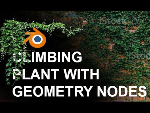 making ivy vegetations in blender using geometry nodes