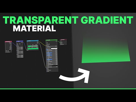 Transparent Gradient Material in Blender – Tutorial