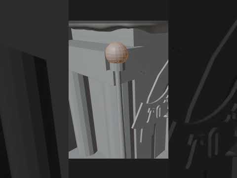 Quick street lamp inspiration in Blender 3D…#b3d #3dmodeling #blender3dart #3dillustration
