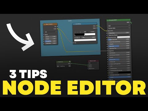3 Node Editor Tips in Blender – Tutorial