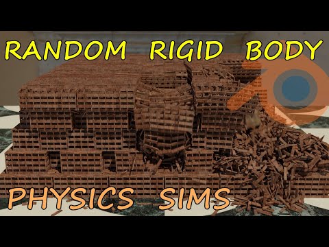 Random Rigid Body Sims – Blender