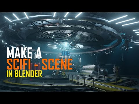 how to make a scifi movie scene in blender eevee