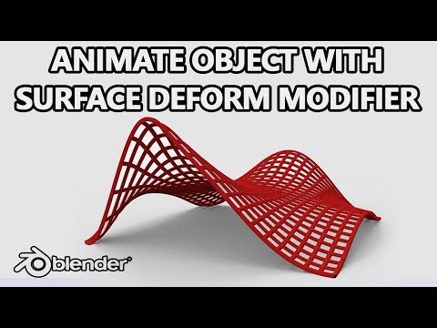 How to Apply SURFACE DEFORM Modifier in Blender