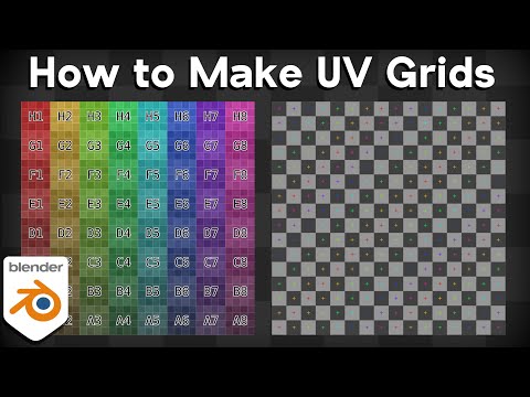 How to Make UV Grids in Blender (Tutorial)