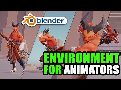 How I create simple environment for my animations projects