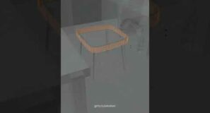 Let’s model a simple chair in Blender 3D #3dillustration #b3d #blender3d #blender3dart #3drender