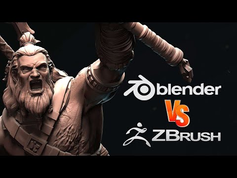 Blender vs ZBrush – Sculpting Competition