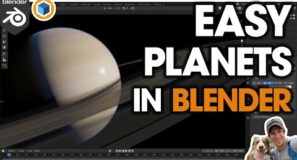 Easy REALISTIC PLANETS in Blender with Physical Celestial Objects