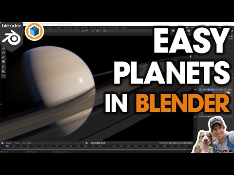Easy REALISTIC PLANETS in Blender with Physical Celestial Objects
