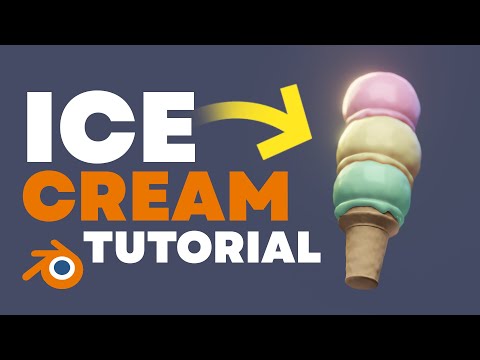 How to Model Ice Cream in Blender [Tutorial]