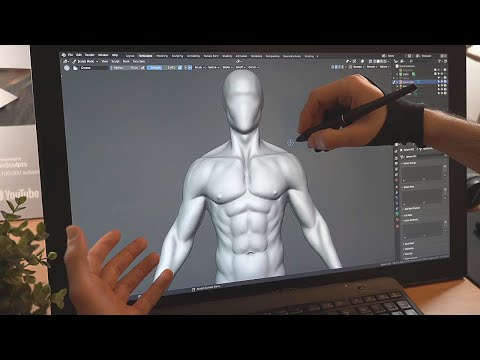 How to Sculpt the Torso in Blender – Simple Method by a Pro Sculptor
