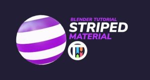 Easy Procedural Striped Material in Blender 3.0 – Tutorial