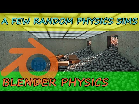 A Few Random Blender Physics Sims