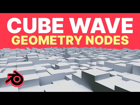 Creating Abstract Wave Animation with Geometry Nodes in Blender