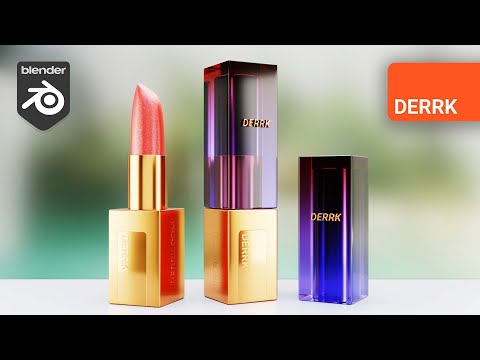 Product Rendering in Blender: Lipstick