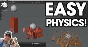 EASY Physics in Blender with RBD Lab!