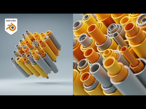 Easy Abstract Animation With Geometry Nodes (Blender Tutorial)