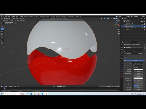 Blender 3 Tutorial: How To Make Wavy Curved Zigzag Cuts Through A Solid 3d Object.