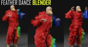 Blender Chicken Dance MoCap Sim | Tutorial