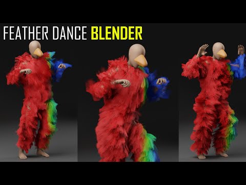 Blender Chicken Dance MoCap Sim | Tutorial