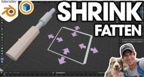 How to use the SHRINK/FATTEN Tool in Blender!