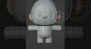 3D MODELLING CUTE CHARACTER 002