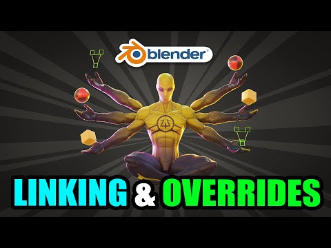 Everyhing you need to know about linking and library overrides in Blender