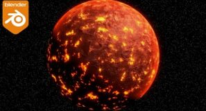 Procedural Lava Planet 🪐 (Blender Tutorial)