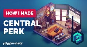 Central Perk Café in Blender 3.0 – 3D Modeling Process | Polygon Runway