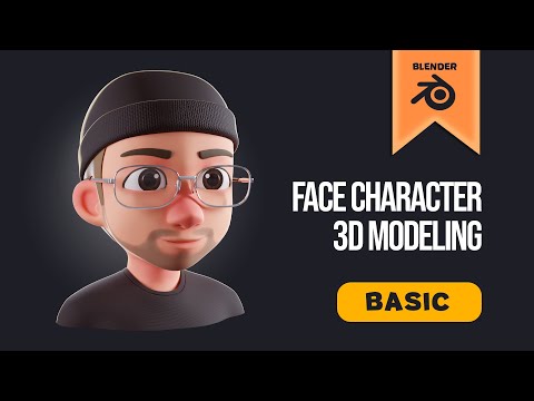 how to make a 3d head character, in blender 3.4