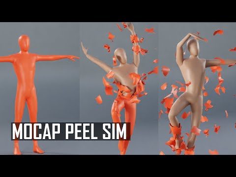 EASY MoCap Peel Simulation | Blender Tutorial
