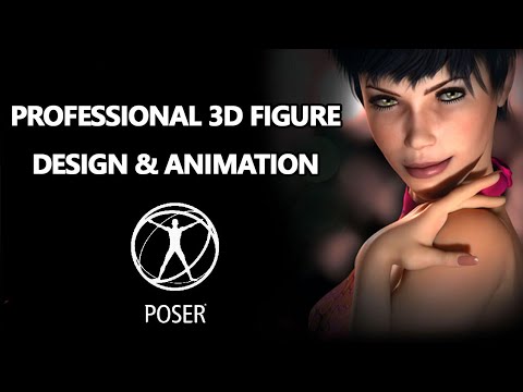 Easily create art and animation with 3D characters in POSER software