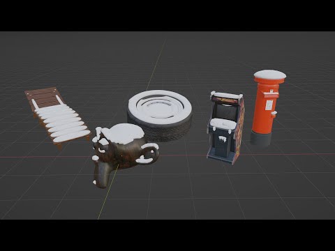 how to  make a snow generator in blender using geometry nodes